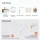 ARISA Bathroom Furniture Set, White Ribbed – With Veluna LED Mirror and White Ceramic Countertop Sink (42 cm)