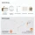 ARISA Bathroom Furniture Set, White Ribbed – With Veluna LED Mirror and White Ceramic Countertop Sink (60 cm)
