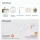 ARISA Bathroom Furniture Set, White Ribbed – With Veluna LED Mirror and White Ceramic Countertop Sink (60 cm)