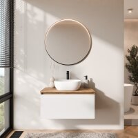 ARISA Badmöbel Set Weiß – Mit Veluna LED...