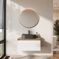 ARISA Bathroom Furniture Set in White – With Veluna...