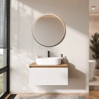 ARISA Bathroom Furniture Set in White – With Veluna...