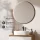 Ensemble de meubles de salle de bains ARISA blanc – Avec miroir LED Veluna et lavabo à poser en céramique blanche de 55 cm