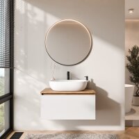 ARISA Badmöbel Set Weiß – Mit Veluna LED...