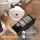 Ensemble de meubles de salle de bains ARISA noir – Avec miroir LED « Glora » et vasque à poser en céramique blanche de 42 cm