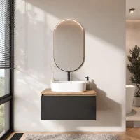 Conjunto de muebles de baño ARISA en negro –...