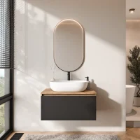 Conjunto de muebles de baño ARISA en negro –...
