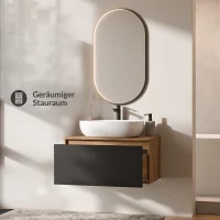 Conjunto de muebles de baño ARISA en negro –...