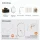 ARISA Bathroom Furniture Set, Black Ribbed – With "Glora" LED Mirror and Black Ceramic Countertop Sink (42 cm)