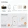 ARISA Bathroom Furniture Set, Black Ribbed – With "Glora" LED Mirror and White Ceramic Countertop Sink (60 cm)