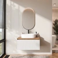 Conjunto de muebles de baño ARISA en blanco...