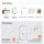 ARISA Bathroom Furniture Set in White Ribbed – With "Glora" LED Mirror and White Ceramic Countertop Sink (60 cm)