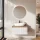 Set di mobili da bagno ARISA - Con specchio a LED NOVA e lavabo da appoggio in ceramica da 60 cm