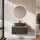 Set di mobili da bagno ARISA - Con specchio a LED NOVA e lavabo da appoggio in ceramica da 60 cm