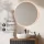 ARISA Bathroom Furniture Set, Black Ribbed – With Nova LED Mirror and White Ceramic Countertop Sink (42 cm)