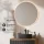 ARISA Bathroom Furniture Set, Black Ribbed – With Nova LED Mirror and Black Ceramic Countertop Sink (55 cm)