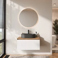 ARISA Bathroom Furniture Set in White – With Nova...