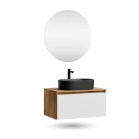 ARISA Bathroom Furniture Set in White – With Nova...