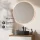 Ensemble de meubles de salle de bains ARISA blanc – Avec miroir Nova à LED et lavabo à poser en céramique noir de 55 cm