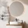 Ensemble de meubles de salle de bains ARISA blanc – Avec miroir Nova à LED et lavabo à poser en céramique blanche de 55 cm