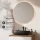 Ensemble de meubles de salle de bains ARISA blanc – Avec miroir Nova à LED et vasque à poser en céramique noire de 60 cm