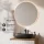 ARISA Bathroom Furniture Set, White Ribbed – With Nova LED Mirror and Black Ceramic Countertop Sink (60 cm)