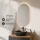Ensemble de meubles de salle de bains ARISA en noir - Avec miroir à LED et lavabo à poser en céramique noir de 42 cm