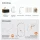ARISA Bathroom Furniture Set in Black Ribbed - With LED Mirror and White Ceramic Countertop Sink (55 cm)