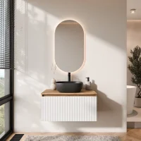 Ensemble de meubles de salle de bains ARISA blanc...