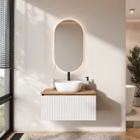 Ensemble de meubles de salle de bains ARISA blanc...