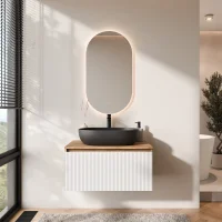 Ensemble de meubles de salle de bains ARISA blanc...