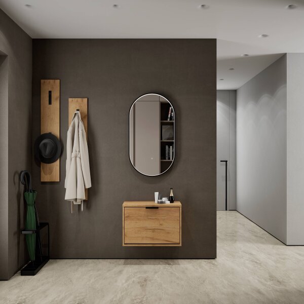 STIVIO Schuhschrank mit LED Spiegel GLORA