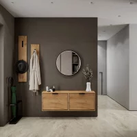 STIVIO Schuhschrank zweireihig mit LED Spiegel VELUNA 60,...