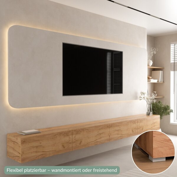 WEST TV Board 320 cm (2 x 160 cm)
