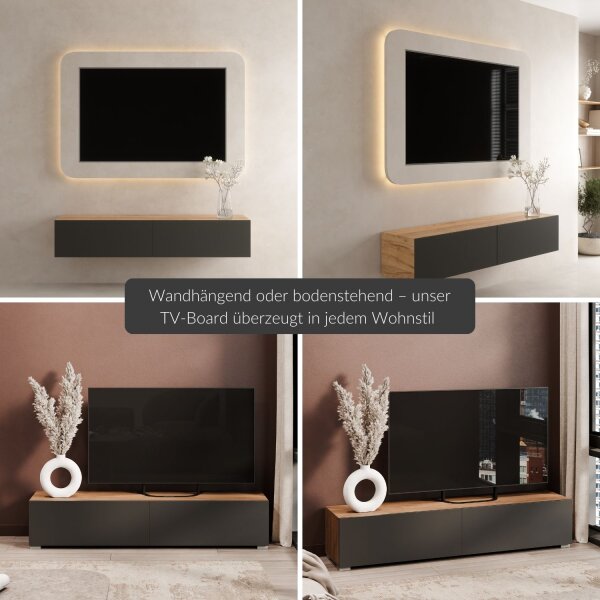 WEST TV Board 200 cm (2 x 100 cm)