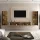Conjunto de mueble para televisión de 200 cm con 2 armarios laterales (4 piezas)