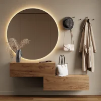 Set per ingresso: 2 armadi guardaroba da 100 cm e...