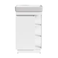 NYX Bathroom Furniture Set, 50 cm Vanity, Matte White