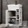 Ensemble de meubles de salle de bains NYX : meuble-lavabo 50 cm, blanc mat
