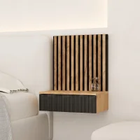 Paneles de pared AKUSTRA, 50 x 50 cm, roble dorado, juego...