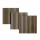 Wandpaneele AKUSTRA 50 x 50 cm Gold Eiche 3er Set