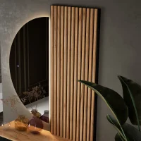 Paneles de pared AKUSTRA de 120 x 50 cm en roble dorado,...