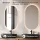 ARISA Double Vanity Unit, 160 cm, in White Ribbed, with 2 LED Mirrors and 2 Black Ceramic Countertop Sinks, 60 cm