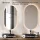 Meuble-lavabo double ARISA 160 cm, noir, avec 2 miroirs à LED et 2 vasques en céramique noires de 42 cm