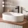 ARISA Double Vanity Unit, 160 cm, in White Ribbed, with 2 NOVA 60 cm LED Mirrors and 2 White Ceramic Countertop Sinks, 55 cm