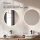 ARISA Double Vanity Unit, 160 cm, in White Ribbed, with 2 NOVA 60 cm LED Mirrors and 2 White Ceramic Countertop Sinks, 42 cm