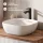 ARISA Double Vanity Unit, 160 cm, in White Ribbed, with 2 NOVA 60 cm LED Mirrors and 2 White Ceramic Countertop Sinks, 42 cm