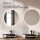 ARISA Double Vanity Unit, 160 cm, in White Ribbed, with 2 NOVA 60 cm LED Mirrors and 2 Black Ceramic Countertop Sinks, 42 cm