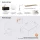 ARISA Double Vanity Unit, 160 cm, in Black Ribbed, with 2 NOVA 60 cm LED Mirrors and 2 White Ceramic Countertop Sinks, 55 cm