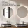 Meuble-lavabo double ARISA 160 cm, noir, avec 2 miroirs LED NOVA 60 cm et 2 vasques en céramique noires à poser 55 cm